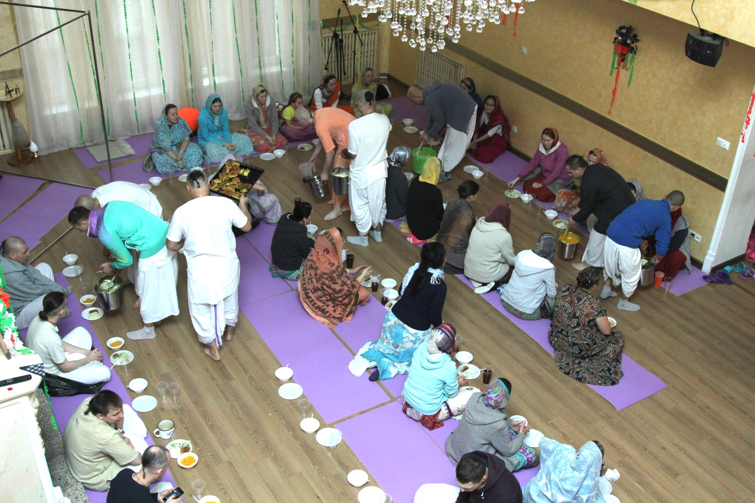 Festive Prasadam distribution